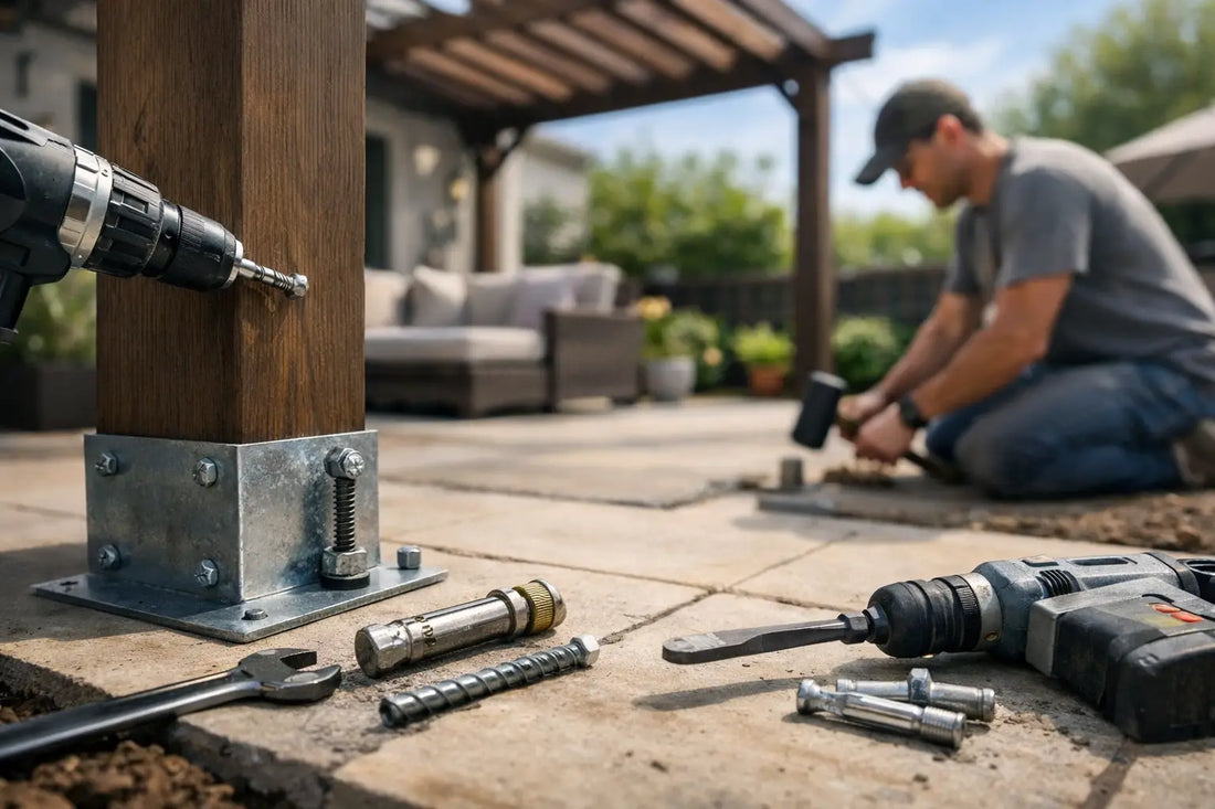 Guide to Pergola Anchoring Methods for Patios