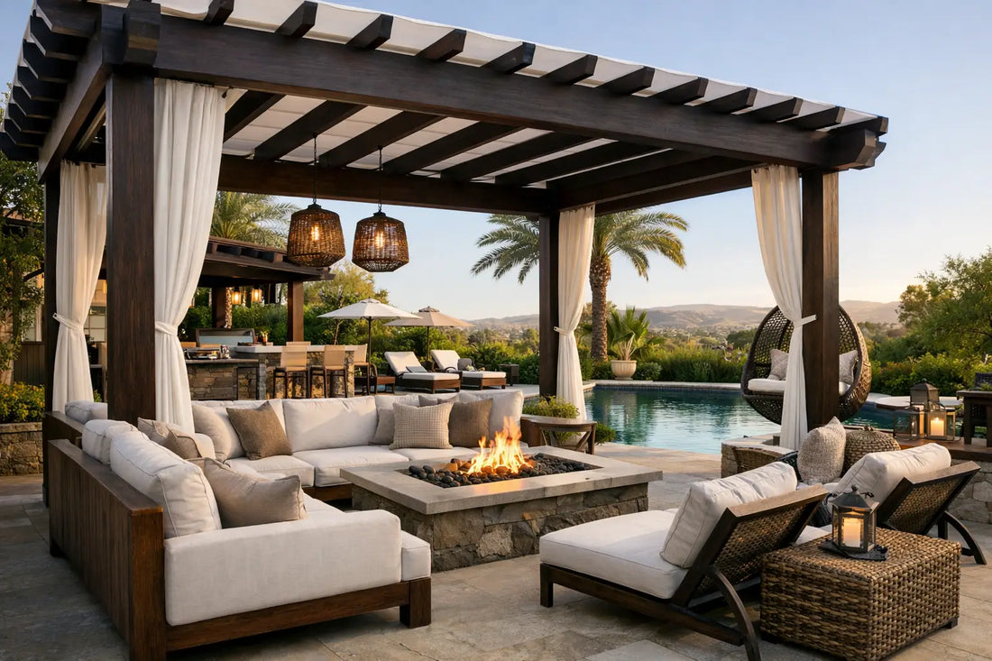 Outdoor Pergola Ideas for a Luxury Backyard