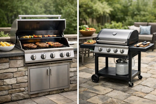 Built In Grill vs Grill Cart: Which Fits?