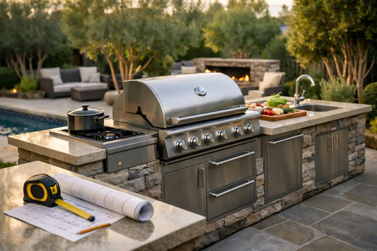 How to Size an Outdoor Grill Island Right