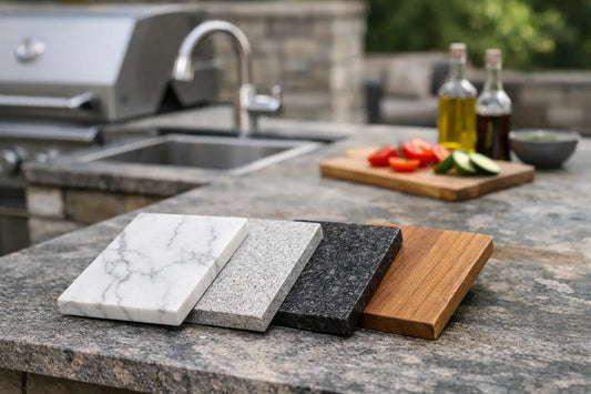 Outdoor Kitchen Countertop Material Comparison