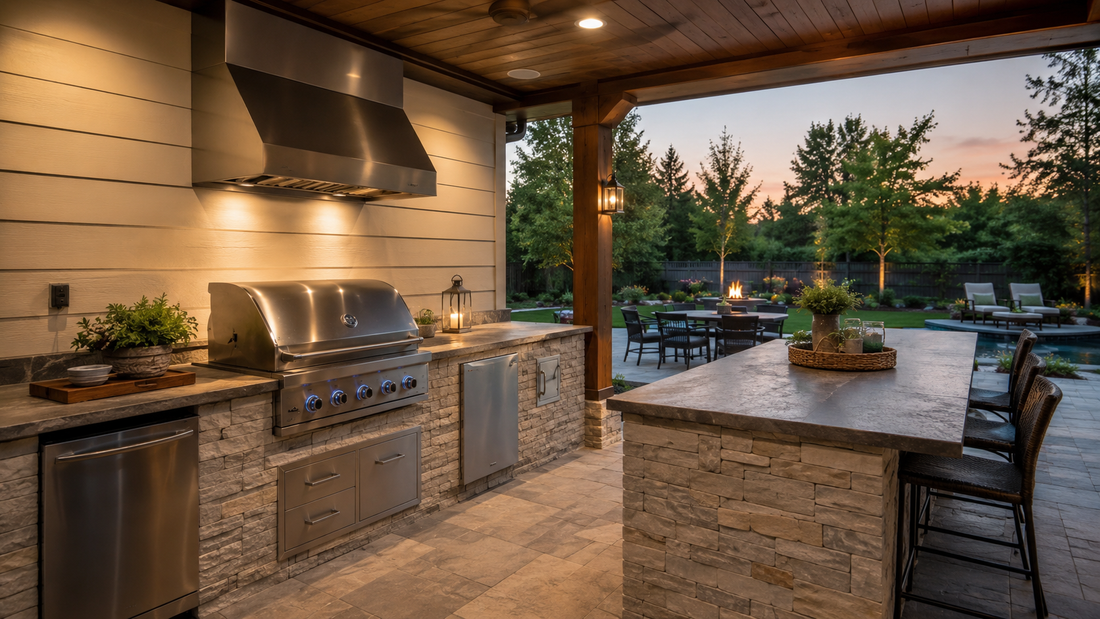 Covered vs. Open Outdoor Kitchens:
