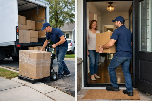 Freight Delivery Curbside vs Threshold