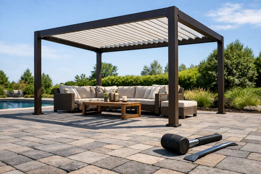 Can Pergola Be Installed on Pavers?
