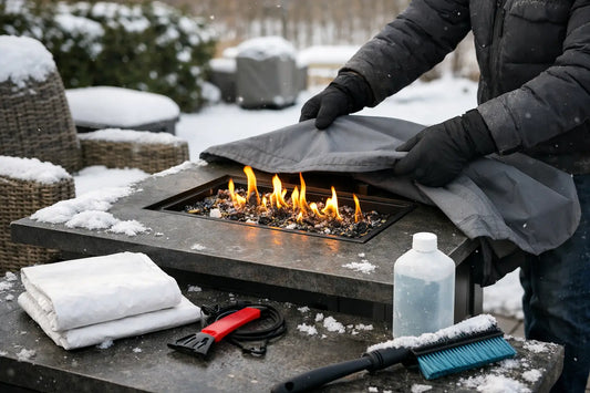 How to Winterize a Gas Fire Table