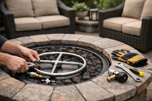 Fire Pit Burner Kit Installation Guide for Patios