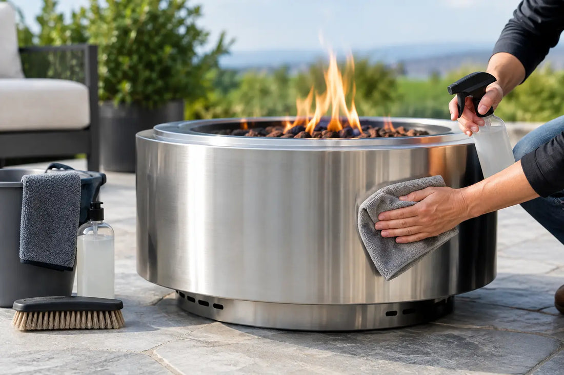 How to Clean a Stainless Steel Fire Pit Safely