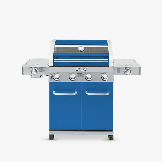 Monument Grills 35633B Matte Blue Infrared Propane Gas Grill