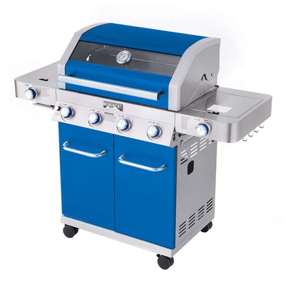 Monument Grills 35633B Matte Blue Infrared Propane Gas Grill