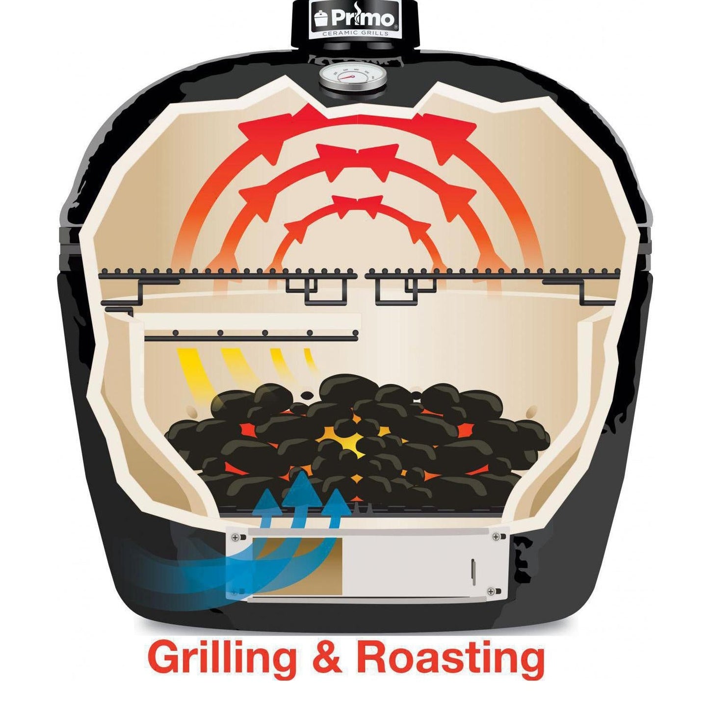 Primo Grills Oval XL Charcoal Grill
