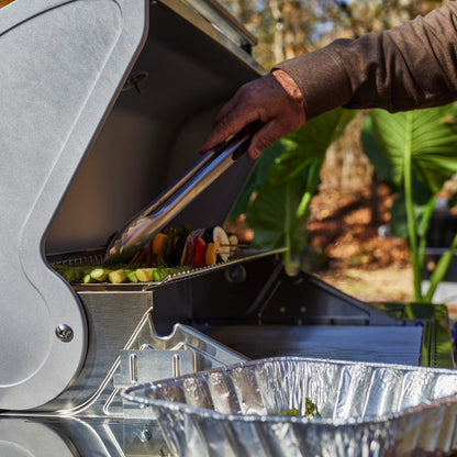 Monument Grills 77352 Full Stainless Propane Gas Grill with Free Rotisserie Kit