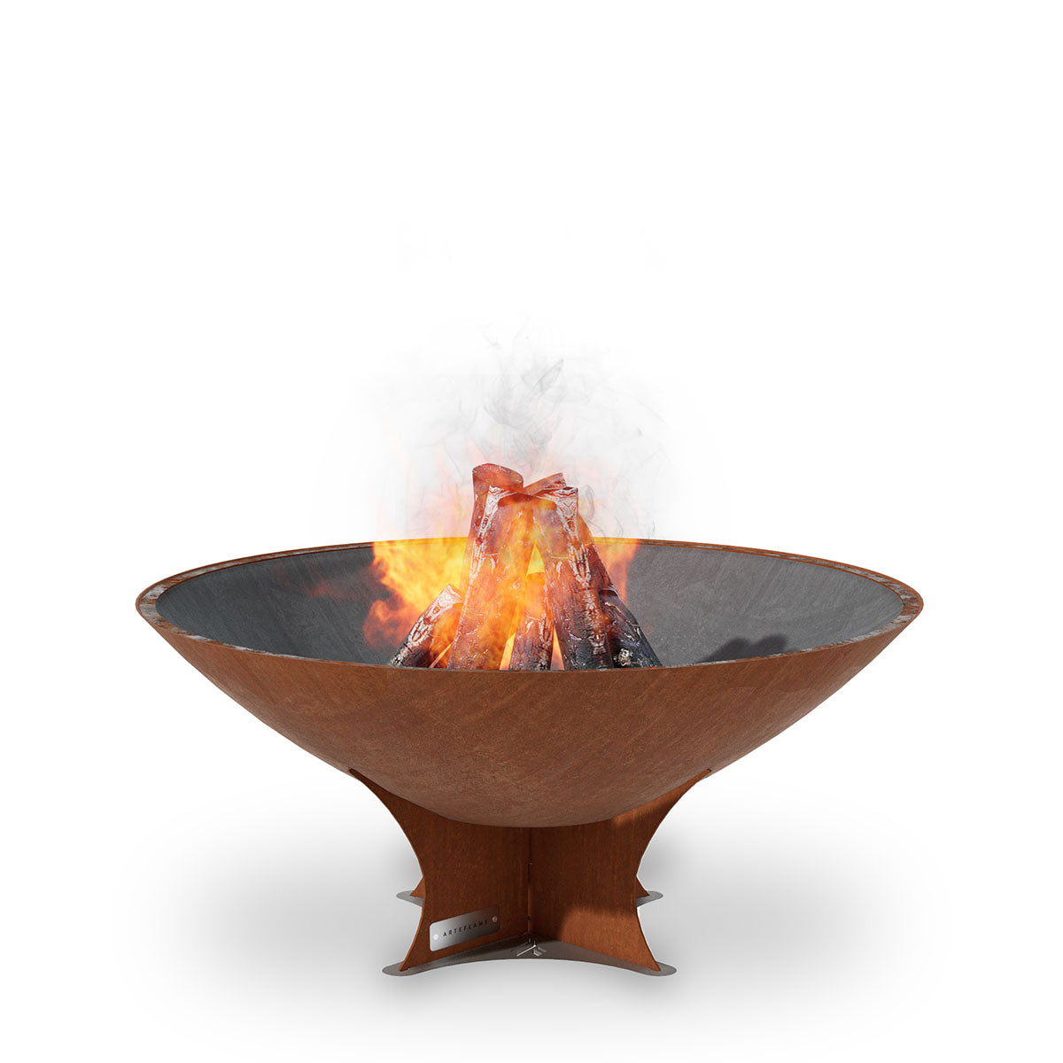 Arteflame Classic 40″ CORTEN Fire Pit — Bowl Only (Short/Euro/Built-In)