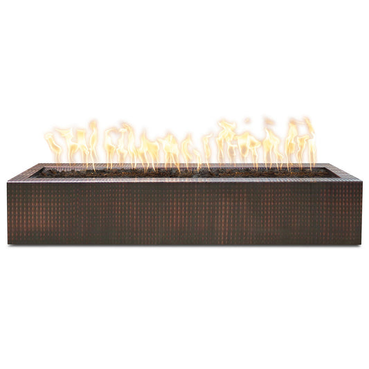 The Outdoor Plus TOP Fires Eaves 48x10 Linear Copper Gas Fire Pit