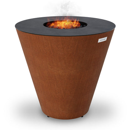 Arteflame One Series 40″ XXL CORTEN Flat-Top Grill & Fire Bowl