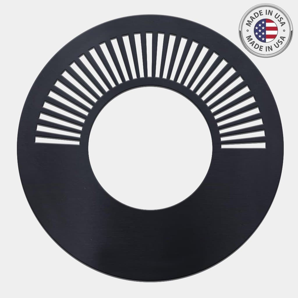 Arteflame Park Series — One-Piece CORTEN Grill 30″/40″ with Half Griddle & Grill