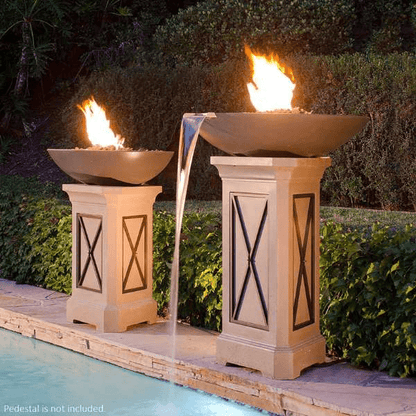 American Fyre Designs 40" Marseille Fire and Water Bowls 752-xx-11-M6xC