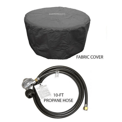 American Fyre Designs Cosmopolitan Round Fire Table 645-xx-11-M2xC