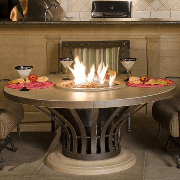 American Fyre Designs Fiesta Dining Fire Table