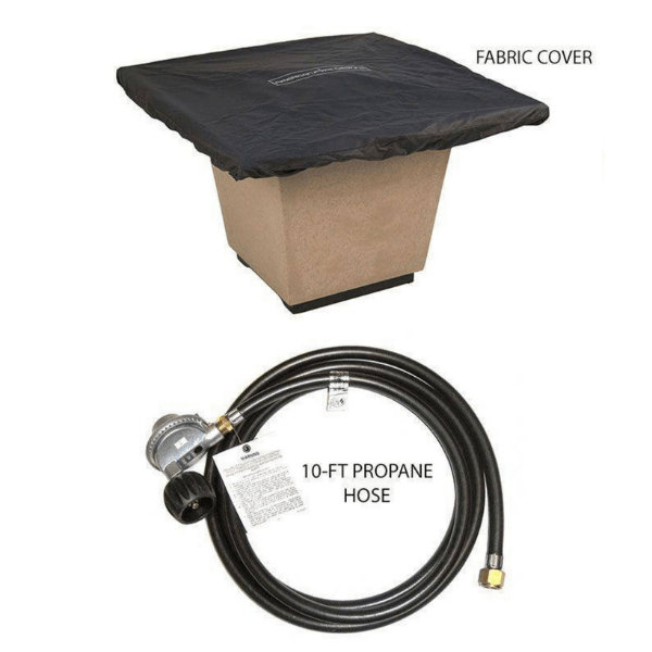 American Fyre Designs The Voro Square Fire Table 725-xx-11-M2xC