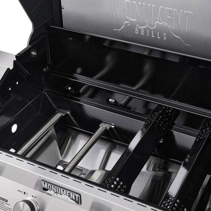 Monument Grills Denali 405 Stainless Smart Tech Propane Gas Grill