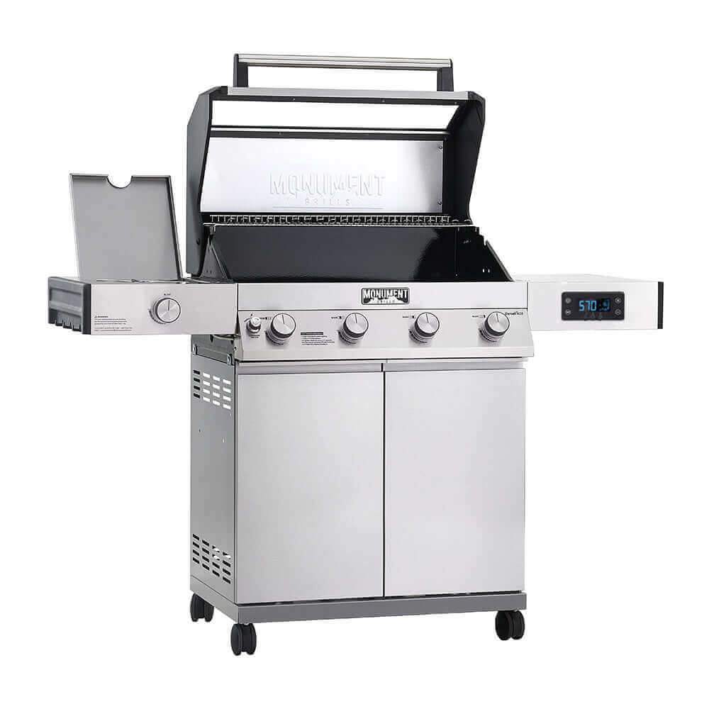 Monument Grills Denali 405 Stainless Smart Tech Propane Gas Grill