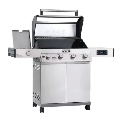 Monument Grills Denali 405 Stainless Smart Tech Propane Gas Grill
