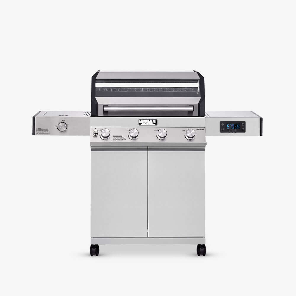 Monument Grills Denali 405 Stainless Smart Tech Propane Gas Grill
