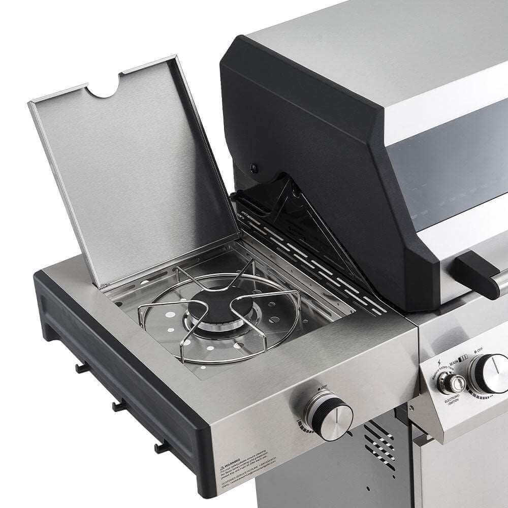 Monument Grills Denali 405 Stainless Smart Tech Propane Gas Grill