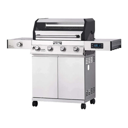 Monument Grills Denali 405 Stainless Smart Tech Propane Gas Grill