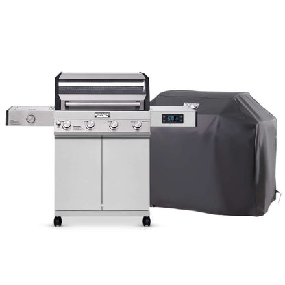 Monument Grills Denali 405 Stainless Smart Tech Propane Gas Grill