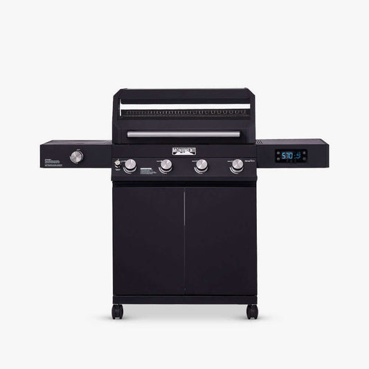Monument Grills Denali 425 Black Smart Tech Propane Gas Grill