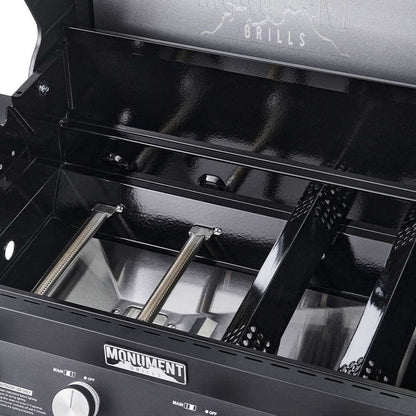 Monument Grills Denali 425 Black Smart Tech Propane Gas Grill