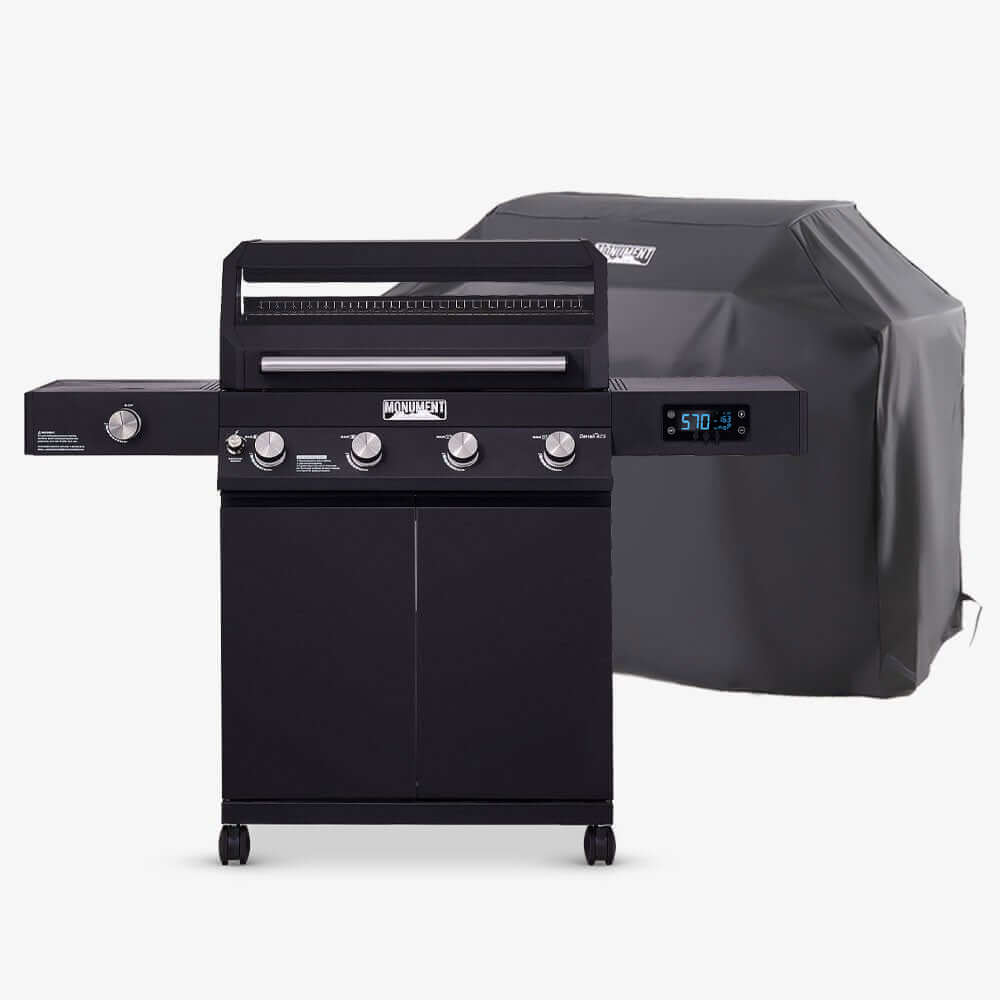 Monument Grills Denali 425 Black Smart Tech Propane Gas Grill