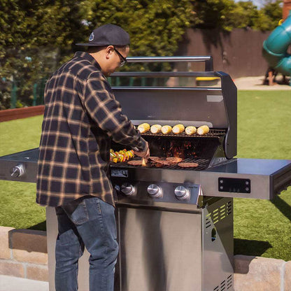 Monument Grills Denali 605 Stainless Smart Tech Natural/Propane Gas Grill