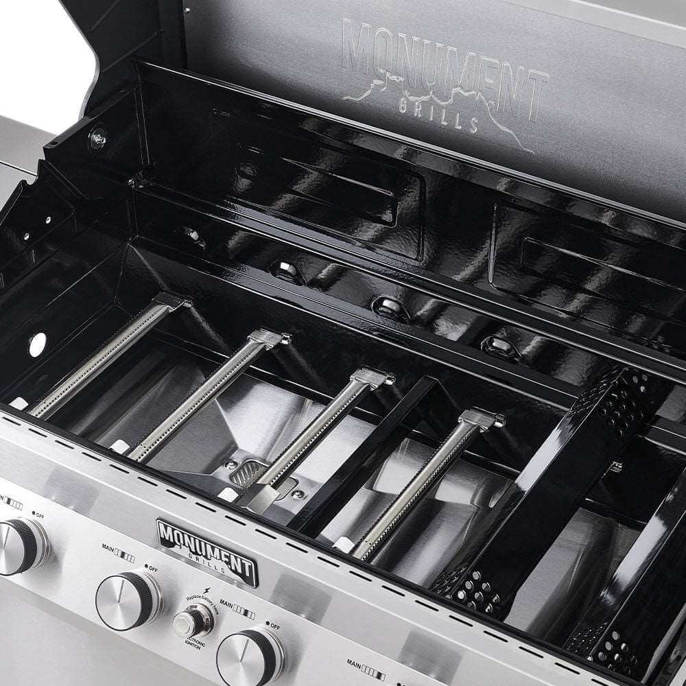 Monument Grills Denali 605 Stainless Smart Tech Natural/Propane Gas Grill