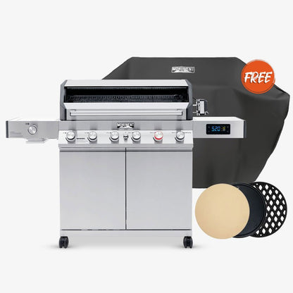Monument Grills Denali 605Pro Stainless Smart Propane Gas Grill