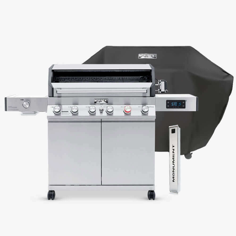 Monument Grills Denali 605Pro Stainless Smart Propane Gas Grill