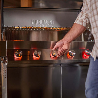 Monument Grills Denali 605Pro Stainless Smart Propane Gas Grill