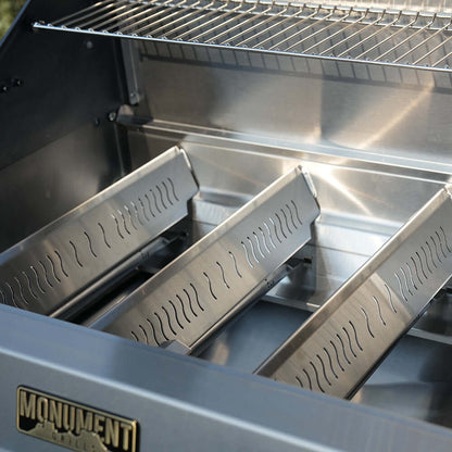 Monument Grills Eminence 405 Chic Clearview® Smart Stainless Gas Grill