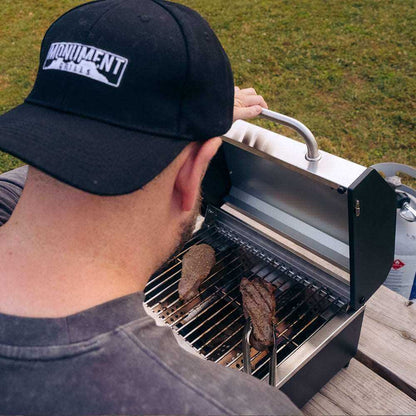 Monument Grills G22 Stainless Tabletop Propane Gas Grill