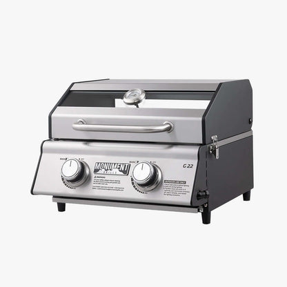 Monument Grills G22 Stainless Tabletop Propane Gas Grill