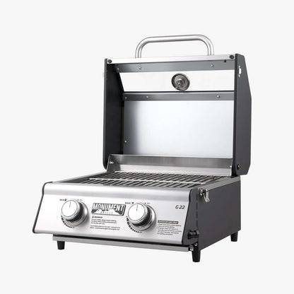 Monument Grills G22 Stainless Tabletop Propane Gas Grill
